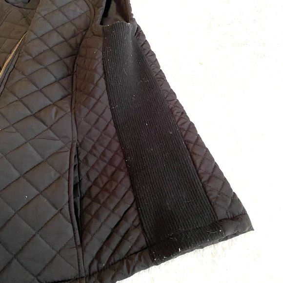 Adrienne Vittadini Women's Black Sleeveless Full Zip Vest Jacket Size Small. - Picture 8 of 8